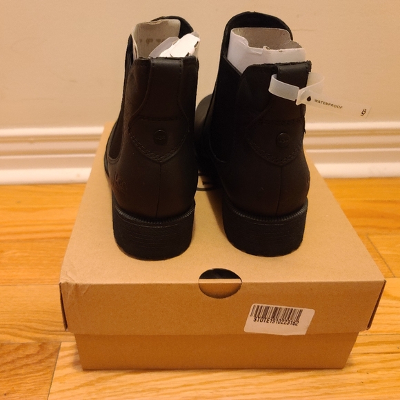 UGG Black Bonham Boot III Leather Chelsea Booties Women's 7 - Picture 4 of 16